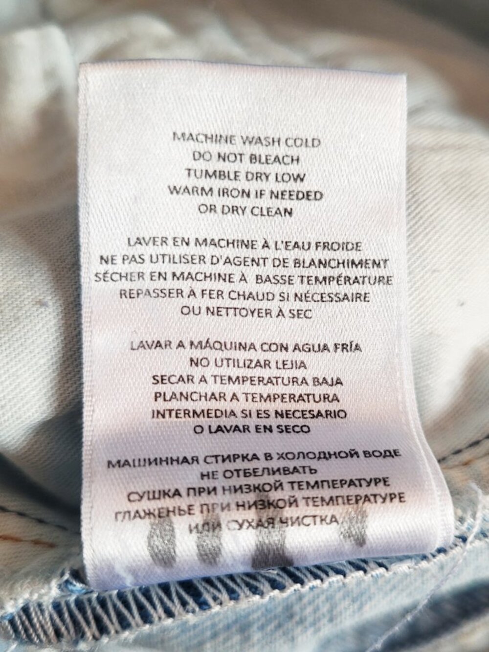 ReDone Light Blue Wide Jeans - Size 27 - Picture 7 of 10